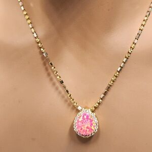 14k Gold Vermeil VVS Diamond Urn Pendant, Keepsake Ash Holder, FREE APPRAISAL